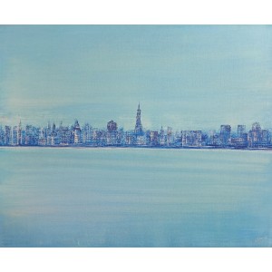 Irtiza Kazmi, 24 x 30 inches, Acrylics on Canvas, Landscape Painting, AC-IRTK-062